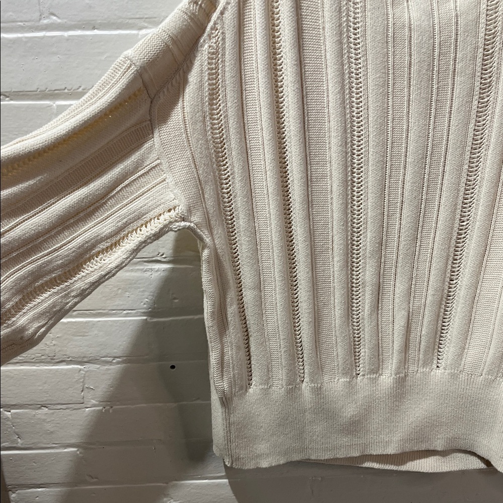 Banana Republic Cream Knit Sweater NWT - Picture 7 of 7